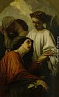 Charles Zacharie Landelle In Mourning painting